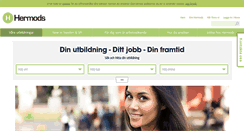 Desktop Screenshot of hermods.se